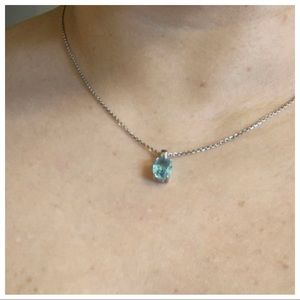 Sparkling blue beautiful pendant